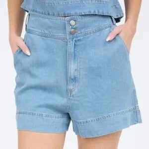 CHAMBRAY SHORTS