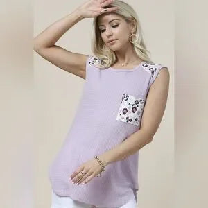 PURPLE ANIMALCRAZE TANK TOP