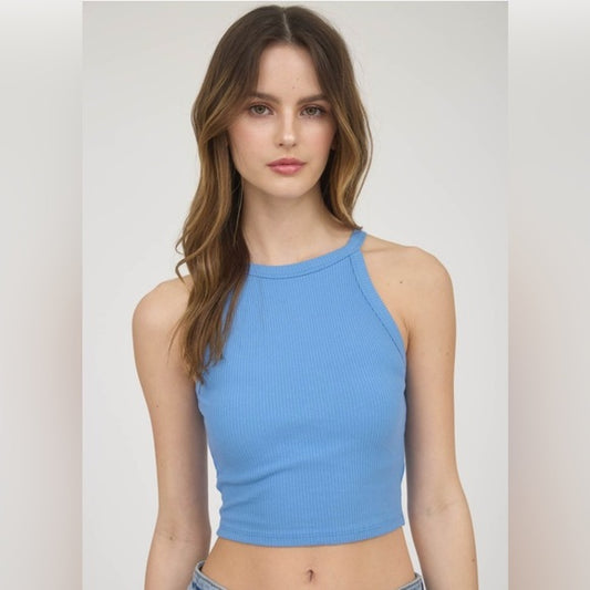 SUMMER KNIT CROP TOP